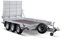 Причіп для будівельної та військової техніки NIEWIADOW K4535 з трапом 3 осі 3.500 кг